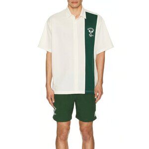 Oyster Tennis Club On Court & Off Court Shirt Vintage White & Green